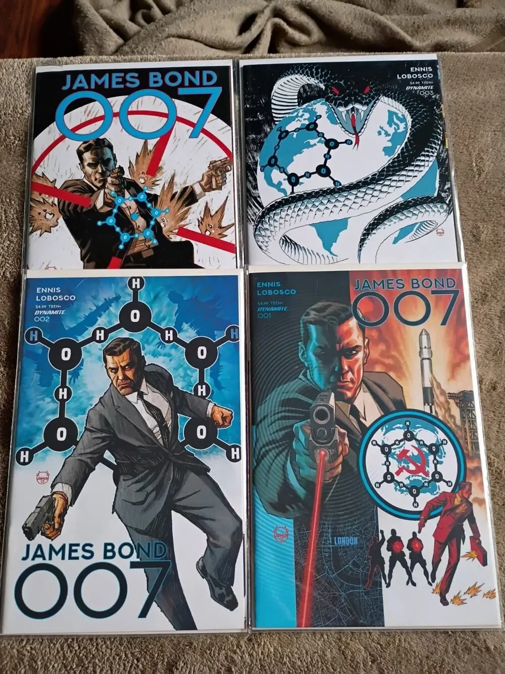 James Bond 007 #1-4 Lot Of 4 (Dynamite Comics 2024) Garth Ennis Vf To NM